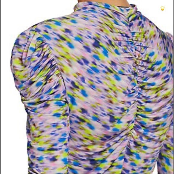 SIZE M TANYA TAYLOR ADONICA MULTICOLOR LONG SLEEVE - Picture 7 of 12